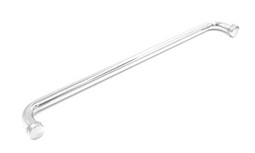 Ручка-полотенцесушитель, полированная, без кноба 19х450, для стекла 8-10 мм, под отверстие 12 мм t623-450 PSS купить в Уфе