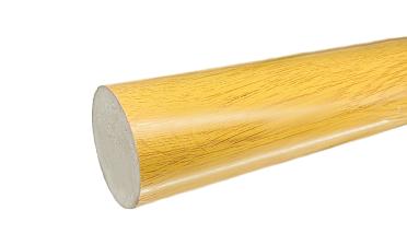 Пластиковый поручень текстурный, цвет Дуб, Ø49мм, длина 4м k891-2  купить в Уфе