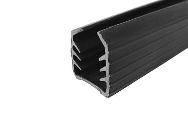 Уплотнитель в поручень с пазом 24х24 для стекла 12 мм, EPDM Фk301 купить в Уфе