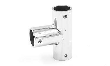 Соединитель-тройник для трубы 19 мм, нержавеющая сталь AISI 304, полированная t902 PSS купить в Уфе