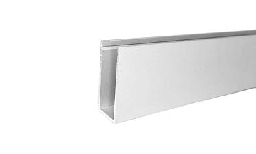 П-образный профиль 40 мм верхний, алюминиевый анодированный, длина 3000 мм т24 AL  купить в Уфе