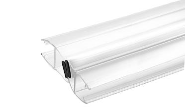 Комплект уплотнителей для стекла в душевую кабину (2 шт.), стекло-стекло 10 мм, с магнитом 135°, 2200 мм t228 купить в Уфе