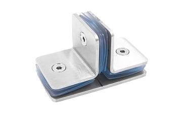 Коннектор для душевой кабины на 3 стекла шлифованный t727-2 SSS  купить в Уфе