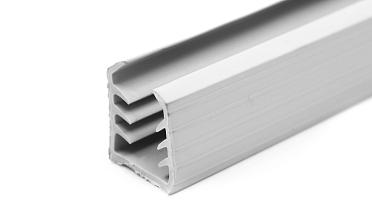 Уплотнитель в поручень с пазом 27х30 для стекла 8+8мм, EPDM (палки по 3м) СЕРЫЙ Фk307-G купить в Уфе