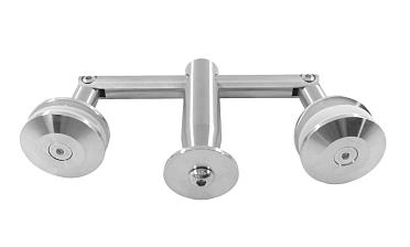 Крепление двойное с рутелями к тяге, AISI 304 k628 купить в Уфе