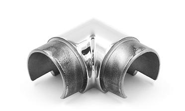 Отвод с пазом на трубу Ø48.3 мм, полированный (AISI 304) k237 купить в Уфе