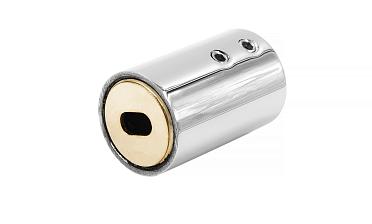 Коннектор стена-труба для трубы 19 мм, без юбки, полированный t907-2 PSS купить в Уфе