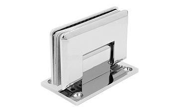 Петля для душевой кабины стена-стекло 90° 90х55 мм латунь-хром, полированная t301 PC купить в Уфе