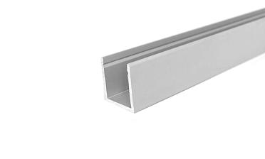 П-образный профиль 20 мм нижний, алюминиевый анодированный, длина 3000 мм т22 AL  купить в Уфе