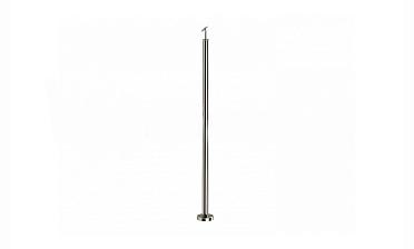 Готовая стойка Ø38,1 мм, с фланцем и наконечником, высота 950 мм, полированная (AISI 304) k702 купить в Уфе