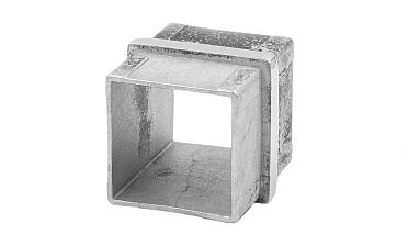 Соединитель для поручня 40х40 мм, полированный, (AISI 304) k368 купить в Уфе