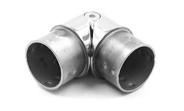 Поворот литой, шарнирный под Ø42.4 мм, полированный, AISI 304 k273 купить в Уфе