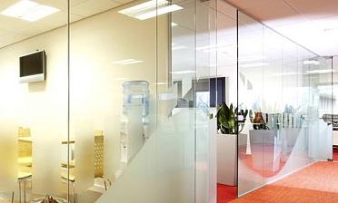 Перегородки офисные стеклянные премиум купить в Уфе