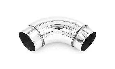 Отвод поручня под Ø38.1х110х1.5 мм, 90°, литой, полированный 600 Grit, с двумя установочными кольцами, (AISI 316) k059-4 купить в Уфе