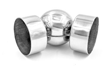 Поворот поручня, шаровый под Ø50.8х0.8 мм, полированный AISI 201 k053-7 купить в Уфе