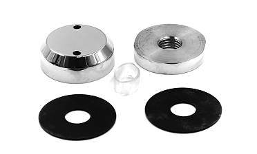 Комплект торцевого крепления несущего стекла, полированный, литой. AISI 304 k277-6  купить в Уфе