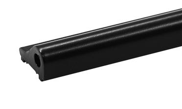 Порог для душевых перегородок 1000 мм, черный матовый Фt118 ALBL купить в Уфе