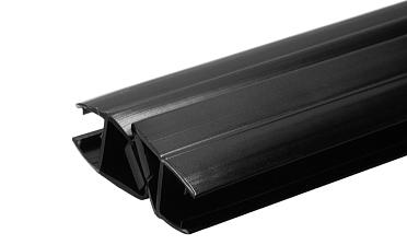 Комплект уплотнителей для стекла 8 мм, стекло-стекло 2200 мм, 90°/180°, с магнитом (2 шт.), черный (t210) t210-2 BL-U купить в Уфе