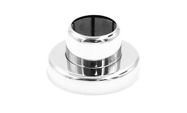 Цанга под трубу Ø38.1 мм, полированная #600, AISI 304, 3 отв.Ø7 мм, 3 отв. Ø9 мм, k026  купить в Уфе