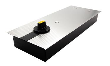 Доводчик для стеклянной двери до 100 кг EN4, напольный, 500 тыс, циклов, нержавеющая сталь AISI 304, шлифованная t184-3 SSS купить в Уфе