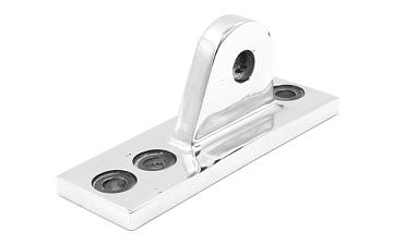 Крепление ванты(тяги) козырька к стойке алюминиевого фасада, AISI 304,литое,полированное, k610 купить в Уфе