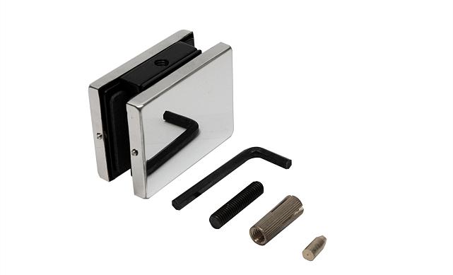 Коннектор стена-стекло с анкером, полированный, вырез 09 t191 PSS 2