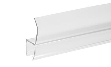 Уплотнитель для стекла 8 мм, стекло-стекло 2200 мм, прозрачный t204-2 купить в Уфе