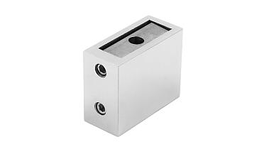 Коннектор стена-труба полированный для прямоугольного трека (трубы) 30х10 мм t463 PSS купить в Уфе