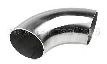 Отвод поручня под сварку для Ø50.8х1.5х145 AISI 201 #400 в упаковке по 100 шт. k021-15-100 купить в Уфе