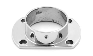 Фланец укороченный, литой, полированный, для трубы Ø50.8 мм, полированный, (AISI 304) k094 купить в Уфе