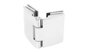 Петля душевая, стекло-стекло 180°, без реза, нерж, полированная t313 PSS купить в Уфе