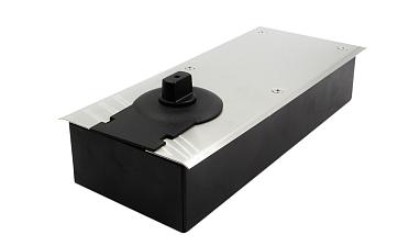 Доводчик для стеклянной двери напольный, шлифованный EN2 250 тыс. циклов 115гр (дверь 800мм  до 80 кг) t186 SSS купить в Уфе