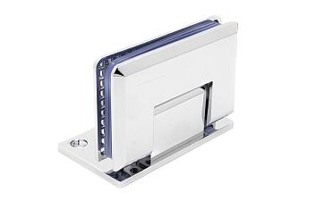 Петля для душевой кабины стена-стекло 90° 90х55 мм латунь-хром, полированная t305 PC купить в Уфе