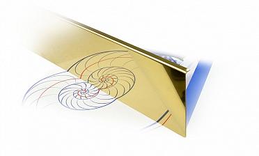 Накладка под золото (тыльная/лицевая) 2000 мм на профиль k601, для стекла 10-12 мм k601-10-88 купить в Уфе