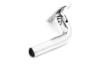 Держатель поручня выносной на стойку, с регулируемым ложементом под трубу Ø50.8 мм, полированный, (AISI 304) k261-4 купить в Уфе