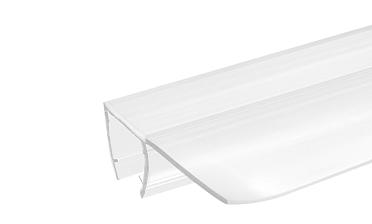 Уплотнитель для стекла в душевую кабину 8 мм, стекло-стекло 2200 мм t215 купить в Уфе