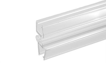 Уплотнитель для стекла в душевую кабину стекло-стекло 8мм зиг-заг 2,2 м t227 купить в Уфе