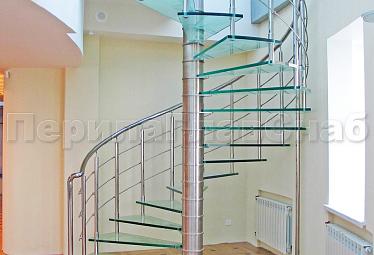 Стеклянные лестницы купить в Уфе