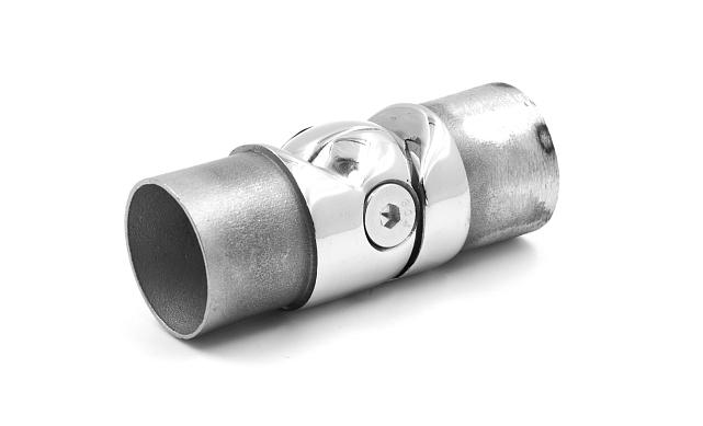 Поворот литой, регулируемый, шаровый, под Ø38.1 мм, полированный, (AISI 316) k250-2