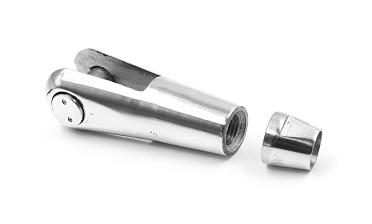 Наконечник ванты (тяги) с резьбой М16 правый, литой , полированный (AISI316) k661-16-R купить в Уфе