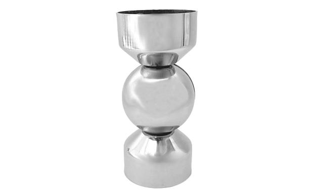 Поворот дер./пласт. поручня Ø49х0.8 мм, полированный, (AISI 201) k053-4 2