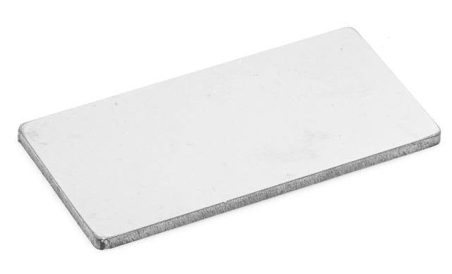 Заглушка AISI 304 зеркальная 40х20х1,5 Ф-1298 2