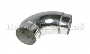 Отвод поручня с двумя установочными кольцами Ø50.8х125 AISI 304 k052-8 купить в Уфе