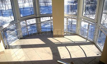 Ригельное ограждение для панорамных окон купить в Уфе