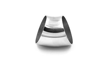 Половинка отвода поручня под сварку для Ø50.8х125/2х1.5, 45°, полированный 400 Grit (AISI 304) k021-45 купить в Уфе