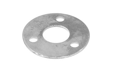 Фланец стойки большой 32/81 х 3 мм, 3 отв х М10 х 20, черный металл k116-32-9 купить в Уфе