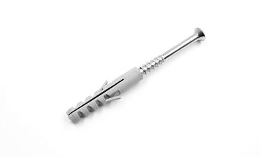 Потайной винт под шестигранник 10х120 мм в комплекте с дюбелем д.12 k601-19-120 купить в Уфе