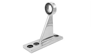 Крепление козырька к стойке алюминиевого фасада, AISI 304, литое , полированное, k611 купить в Уфе