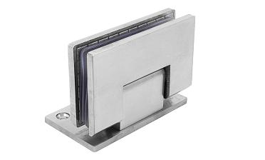 Петля для душевой кабины стена-стекло 90° 90х55 мм шлифованная t305-2 SSS купить в Уфе