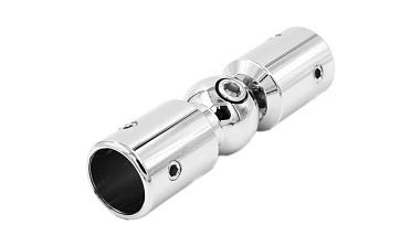 Соединитель труба-труба, шарнирный, цинк-хром полированный t915 PZn купить в Уфе